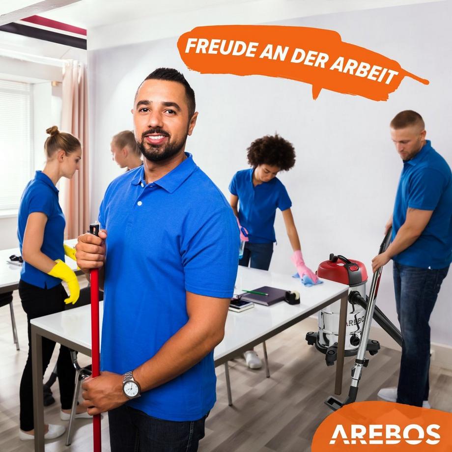 Arebos 5x Staubsaugerbeutel Geeignet für Industriestaubsauger 1600W  