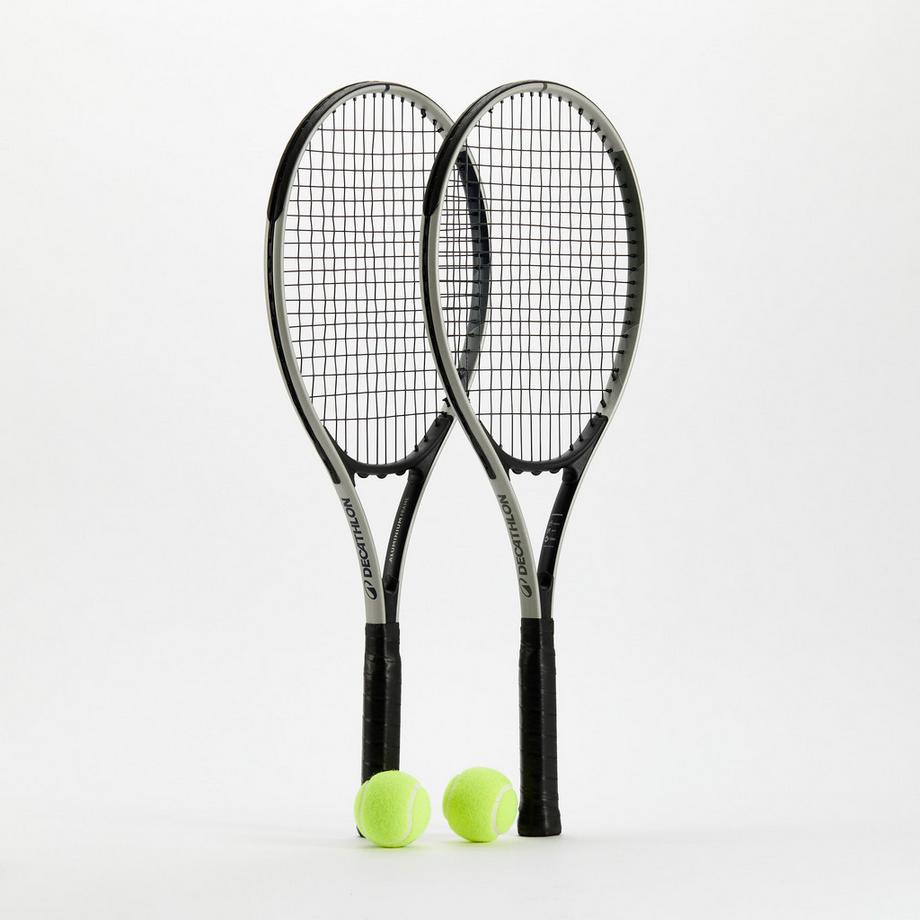 DECATHLON  Set raquettes de tennis Essential aluminium - 2 raquettes 