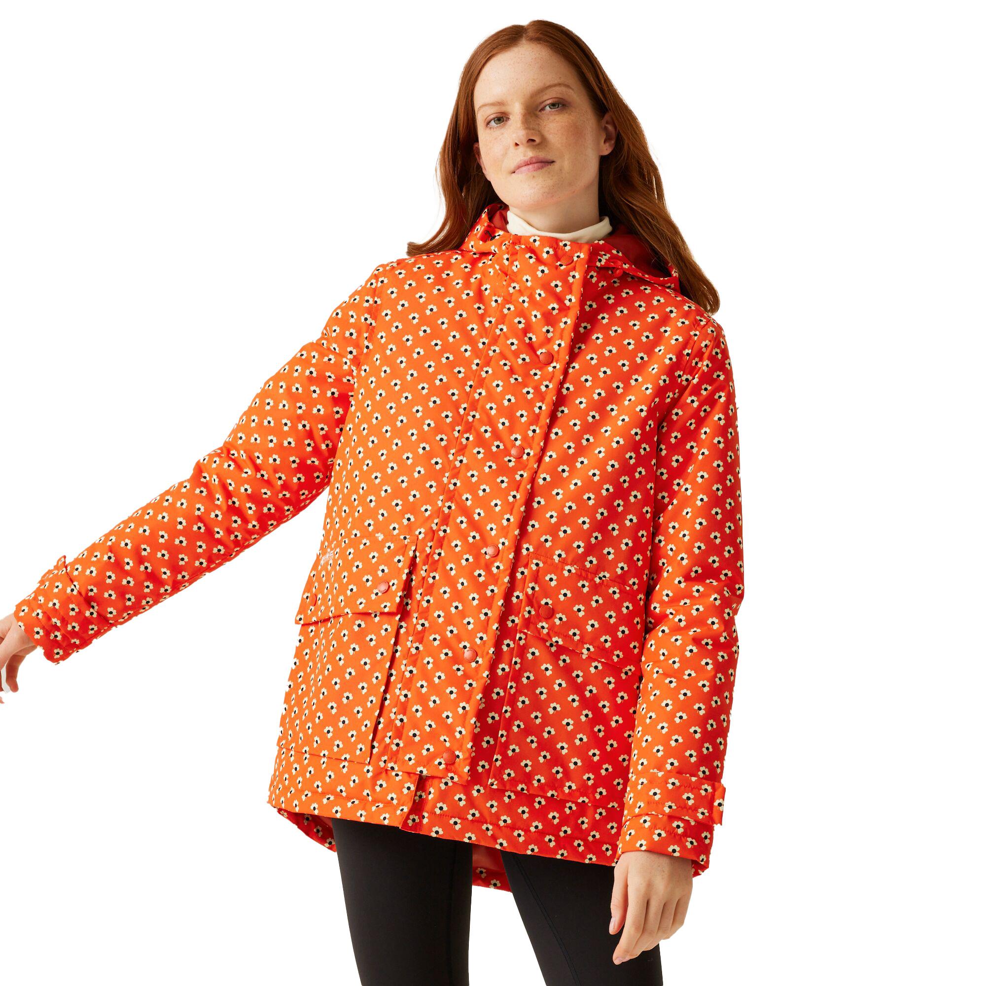 Regatta Orla Kiely Wasserdichte Midi Länge Jacke  