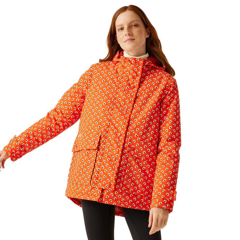 Regatta Orla Kiely Wasserdichte Midi Länge Jacke  