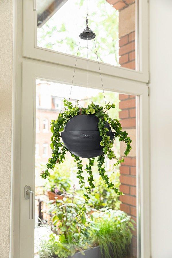 Lechuza fioriera a sospensione Plastica  