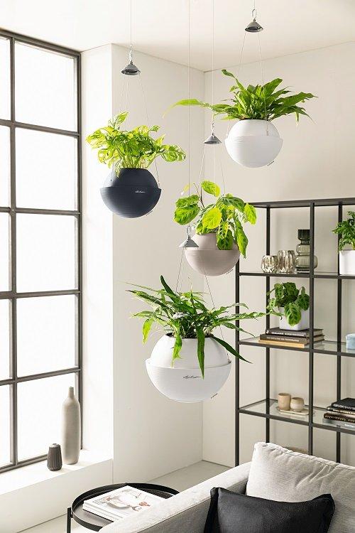 Lechuza fioriera a sospensione Plastica  