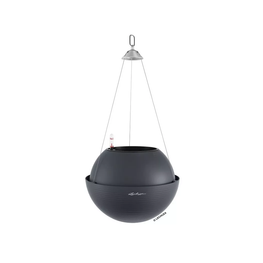 Lechuza - fioriera a sospensione Plastica, 32cm, Antracite