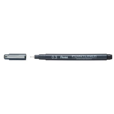 Pentel  Pentel Pointliner Nero Penna a sfera 12 pz 