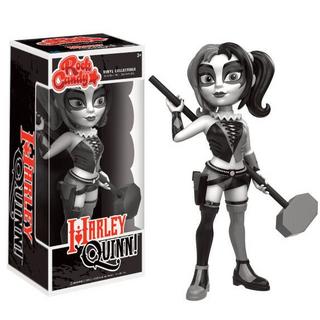 Funko  DC Comics Rock Candy Vinyl Figur Harley Quinn B&W Costume 