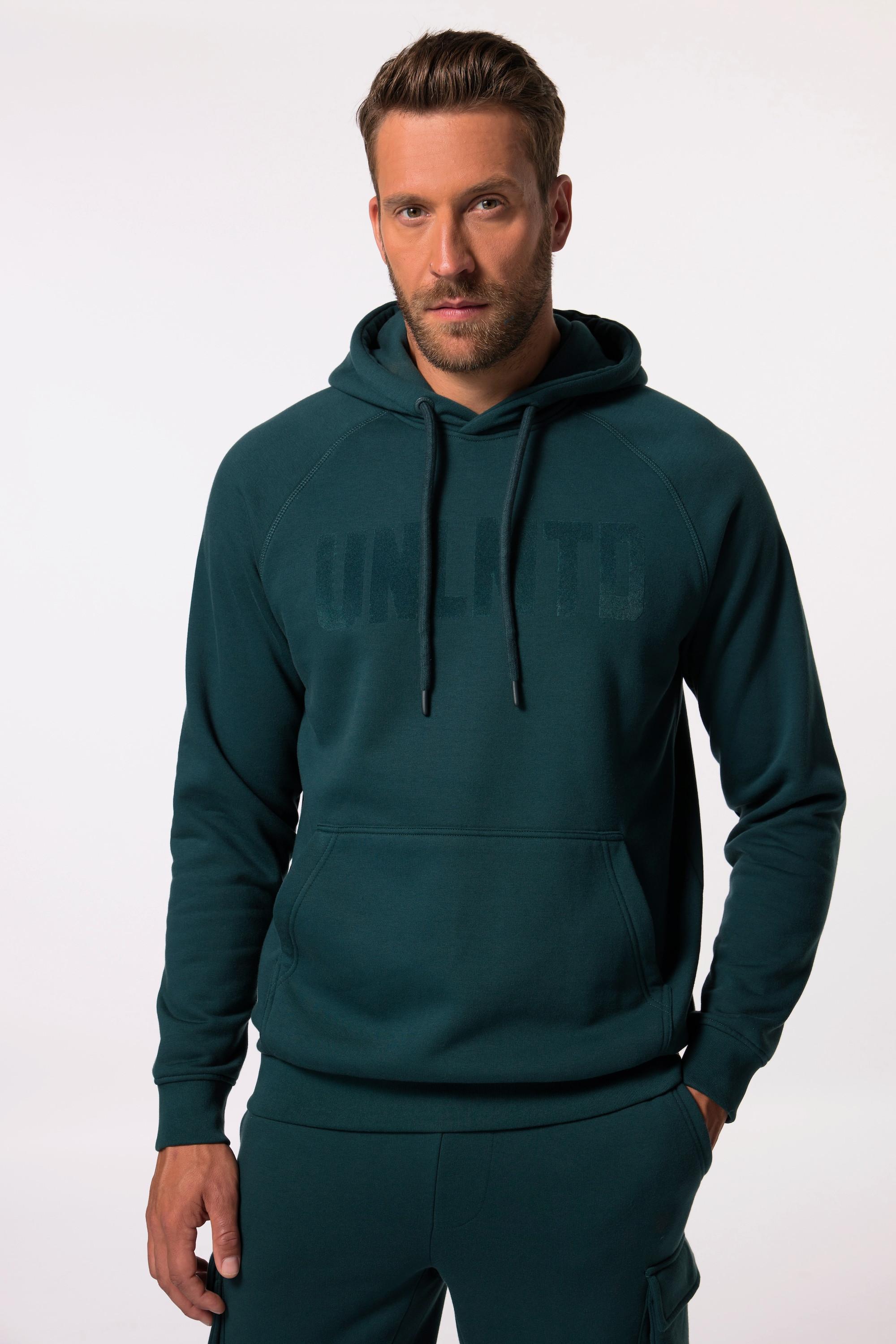 JP1880  Hoodie, Fitness, Sweater, Kapuze, bis 7 XL 