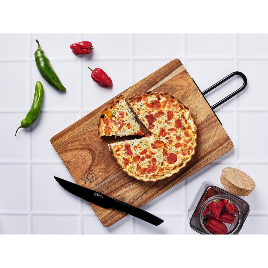 BJÖRN Planche à découper en bois d'acacia STINE - 33 x 23 cm  