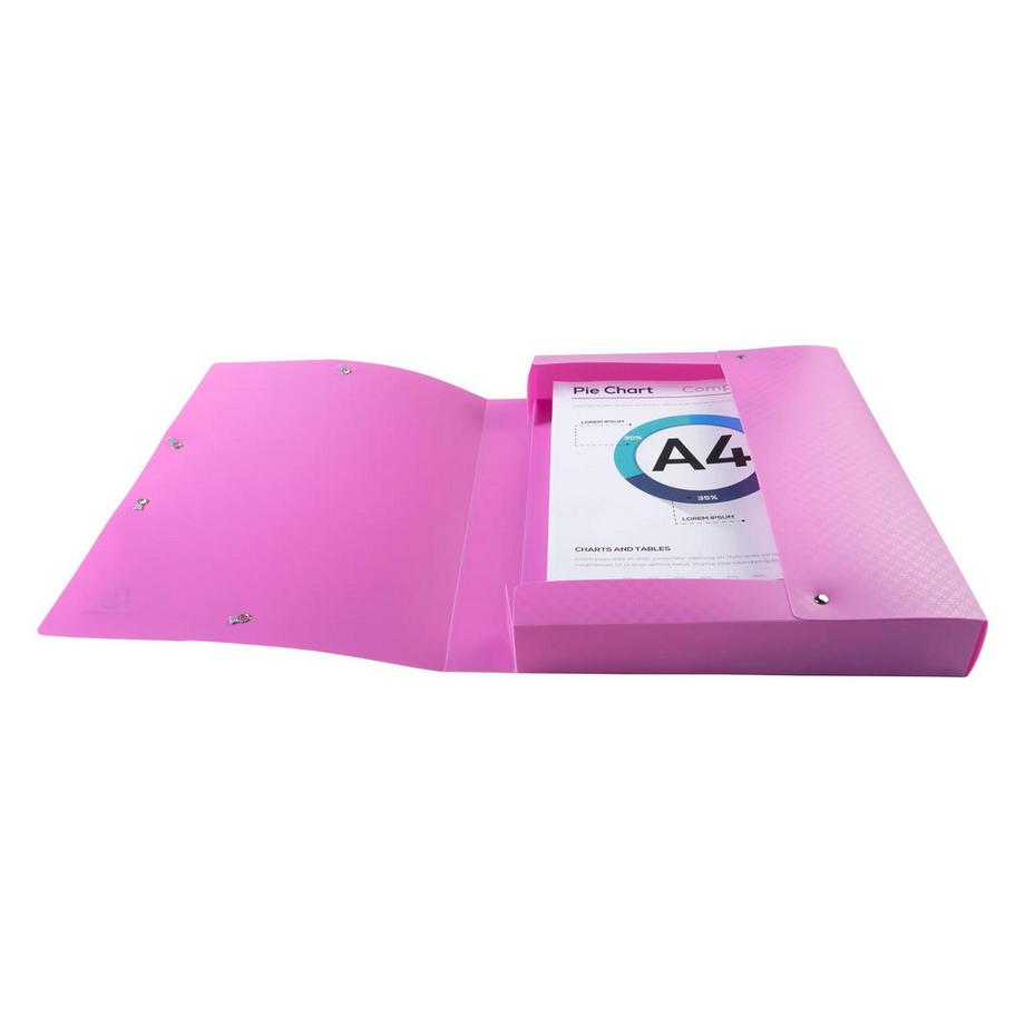 Exacompta Boite de classement polypropylène Forever Young dos 40mm - A4 - x 8  