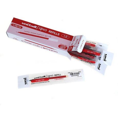 uni-ball UNI-BALL Roller Mine 1mm UMR-10 RED rot, für Signo-Broad UM153  