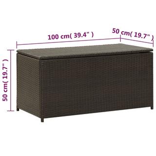 VidaXL Gartenbox poly-rattan  