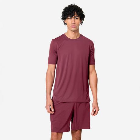 DOMYOS  Kurzarmshirt  Atmungsaktiv Rundhals Synthetisch 