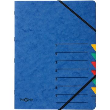 PAGNA Ordnungsmappe EASY A4 24061-02 blau 7 Fächer