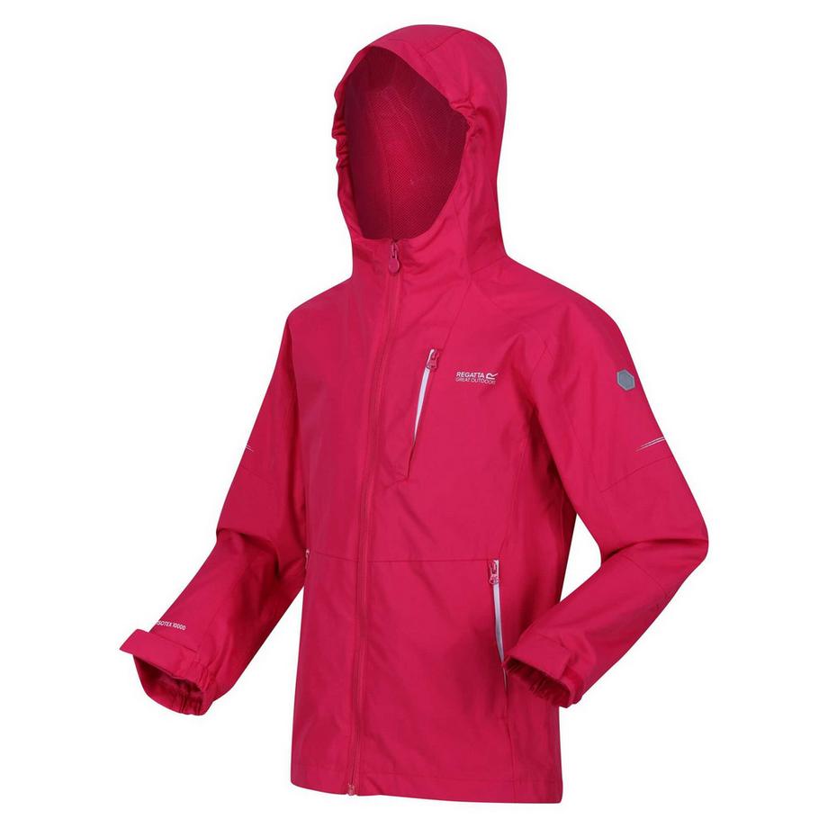 Regatta  Veste Imperméable À Capuche Motiftyle Blocs De Couleurs Calderdale 