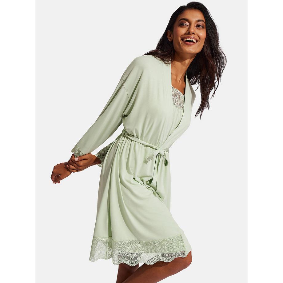 Selmark Matilda Negligé mit Spitze  