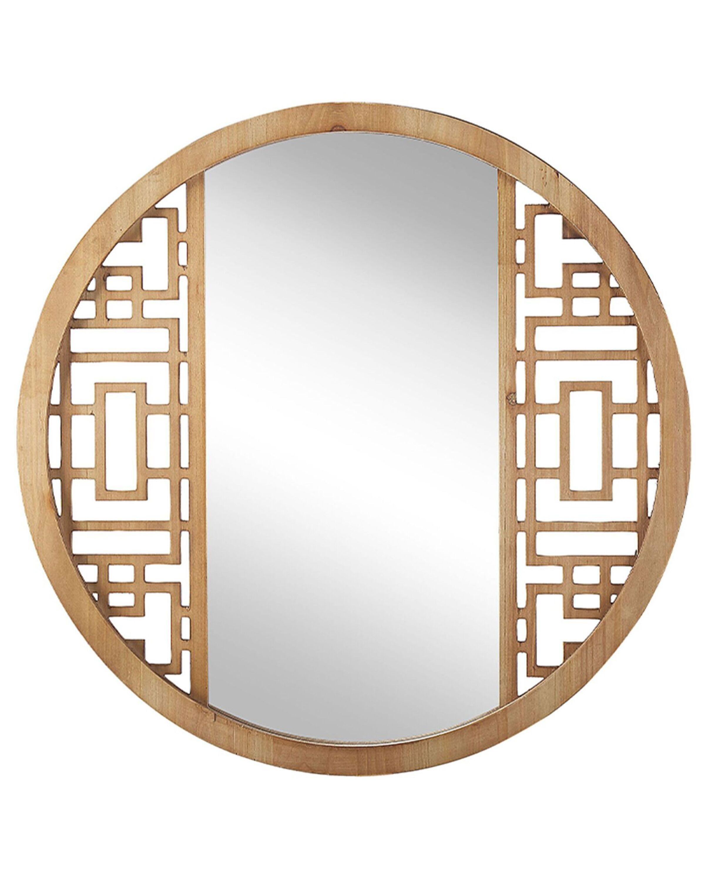 Beliani Miroir en Bois de sapin Traditionnel FIRMINY  