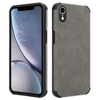 Cadorabo  Housse compatible avec Apple iPhone XR - Coque de protection en silicone TPU avec dos en similicuir élégant 