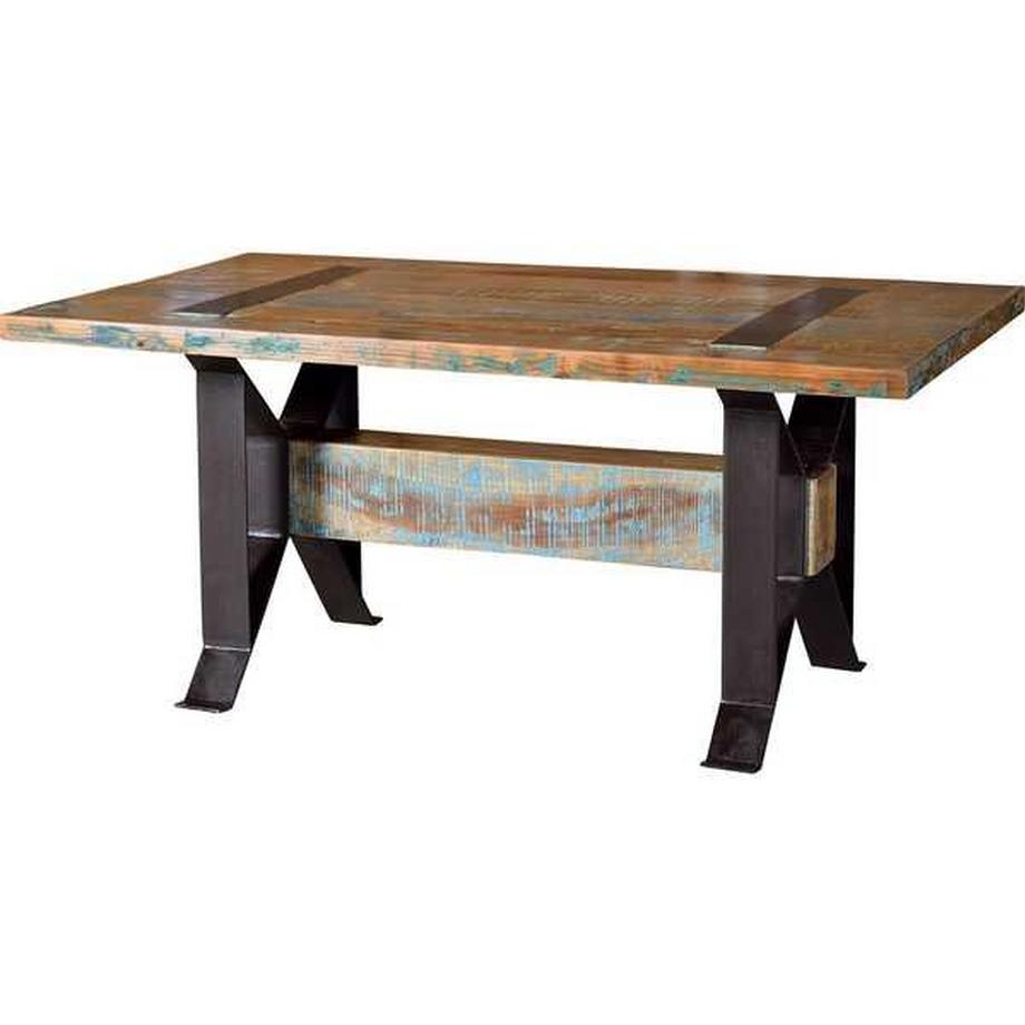 mutoni Esstisch Fridge Holz recycelt multicolor 200x100  