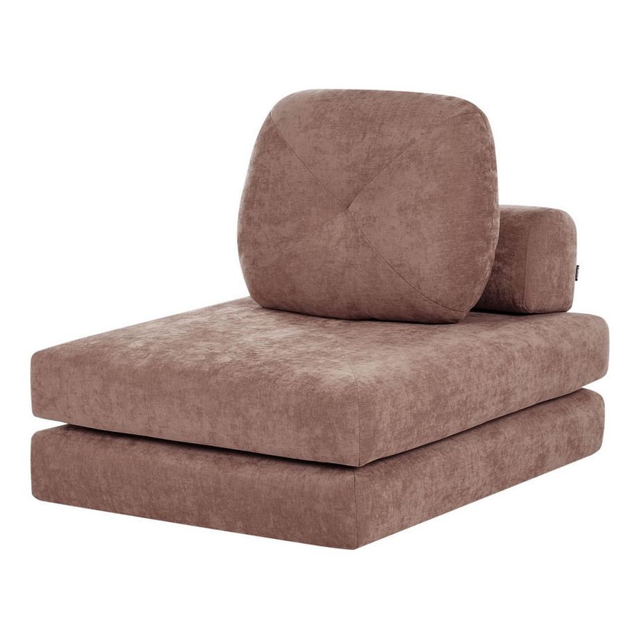 Beliani Canapé-lit en Tissu Moderne OLDEN  