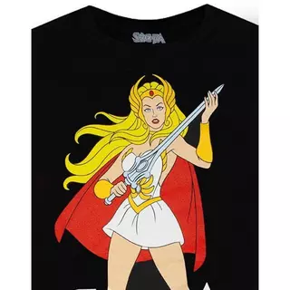 Masters of the Universe  Tshirt Princesse du Pouvoir SheRa Noir