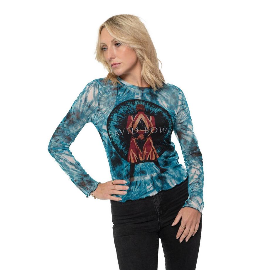 David Bowie Haut Court Manches Longues  