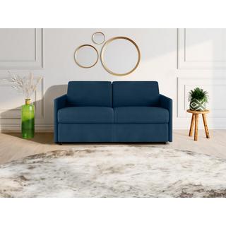 Vente-unique Schlafsofa 2Sitzer Stoff Liegefläche Matratzen CALIFE  