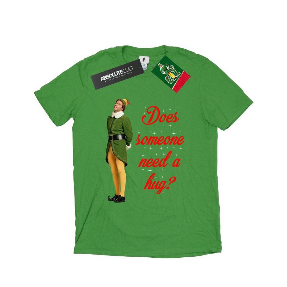 Elf Does Someone Need A Hug Bedrucktes T-Shirt  