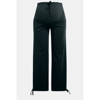 Ulla Popken  Pantalon en molleton Bellieva, ceinture extra-large, coton bio 