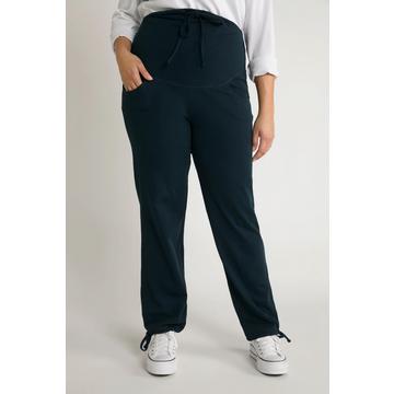 Pantalon en molleton Bellieva, ceinture extra-large, coton bio