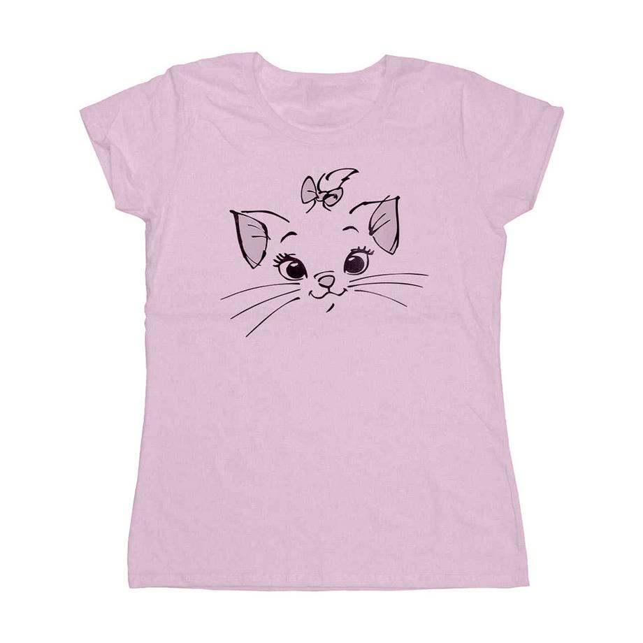 Disney T-Shirt Stampa Faccia di Gatto  