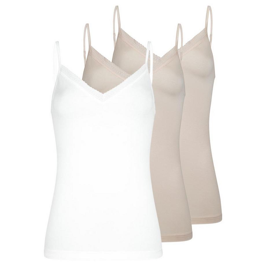 Modal Lace lot de 3  - tops à bretelles spaghetti