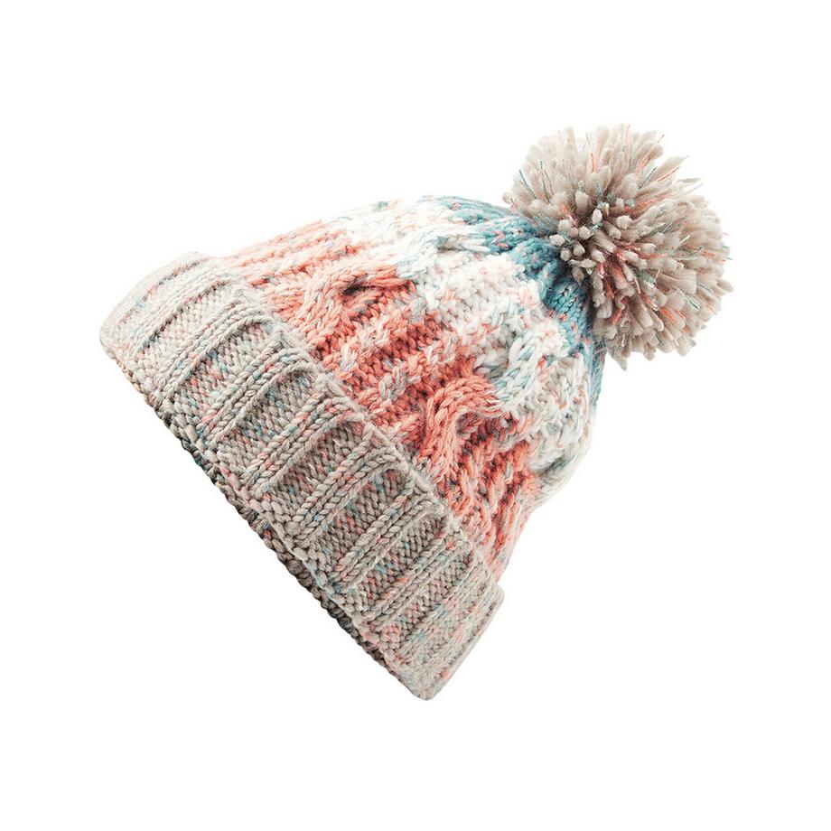 Beechfield Berretto a Maglia con Motivo Cavatappi e Pom Pom  
