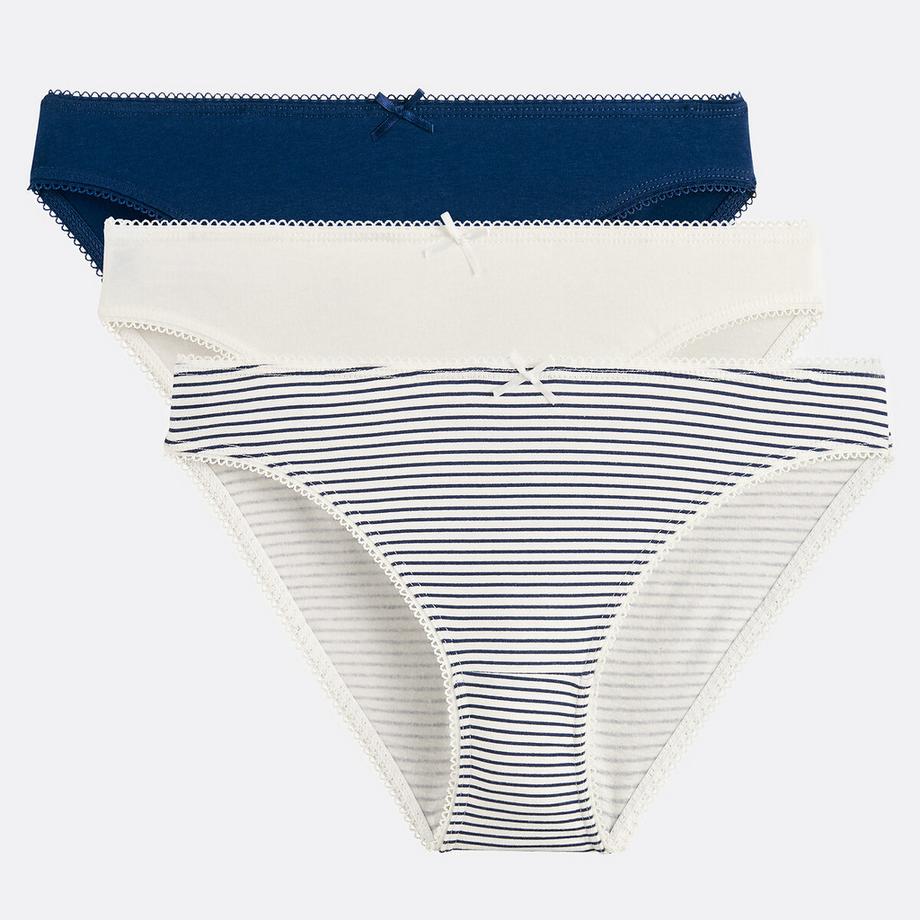 La Redoute Collections Lot de 3 Slips  