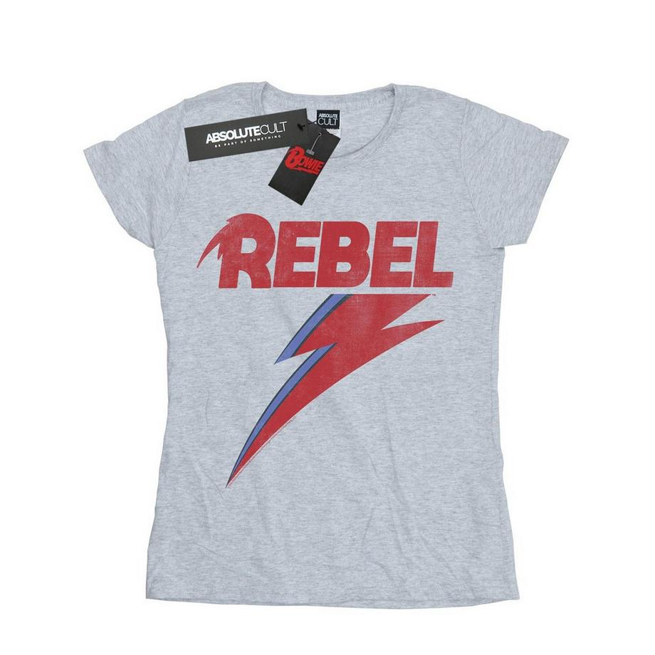 David Bowie Rebel Bolt Print T-Shirt  