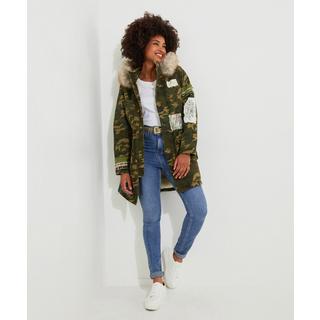 Joe Browns  Boutique Bestickter Camouflage-Parka mit Kapuze 