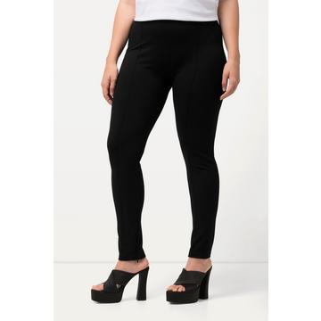 Pantalon Sarah, jambe slim, bas de jambe zippé, taille élastique