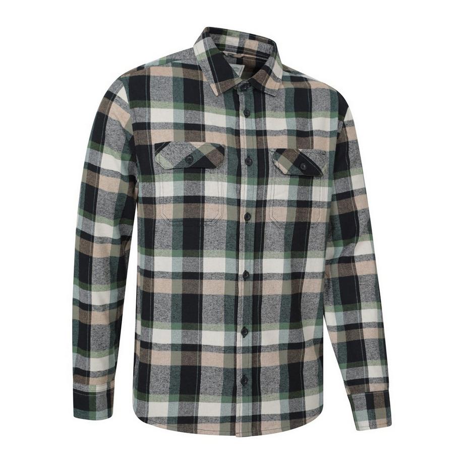 Mountain Warehouse Trace Langarm Flanellhemd  
