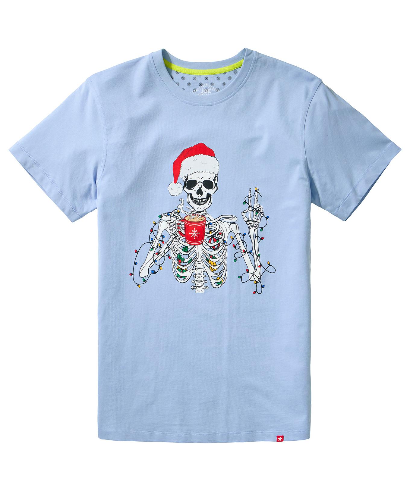 Joe Browns T-shirt motif squelette Nightlife  