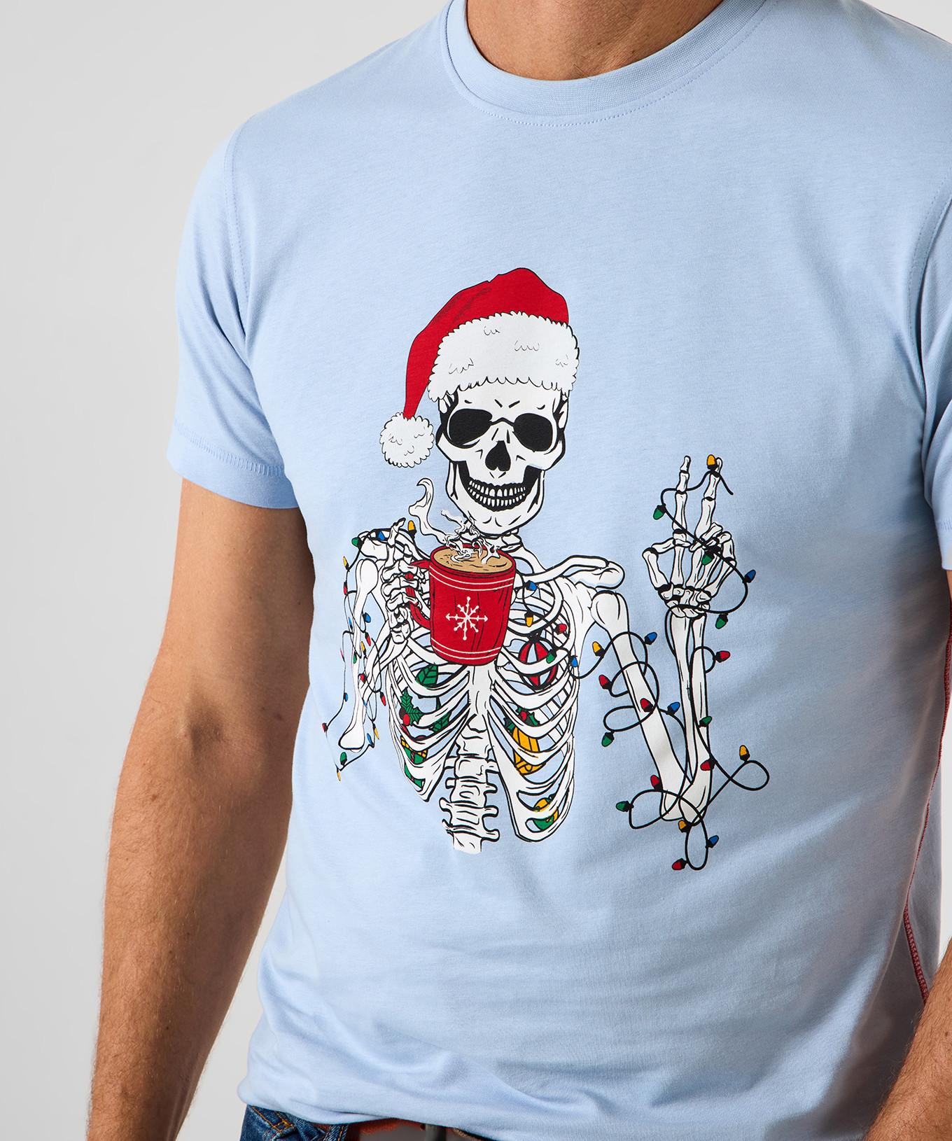 Joe Browns T-shirt motif squelette Nightlife  