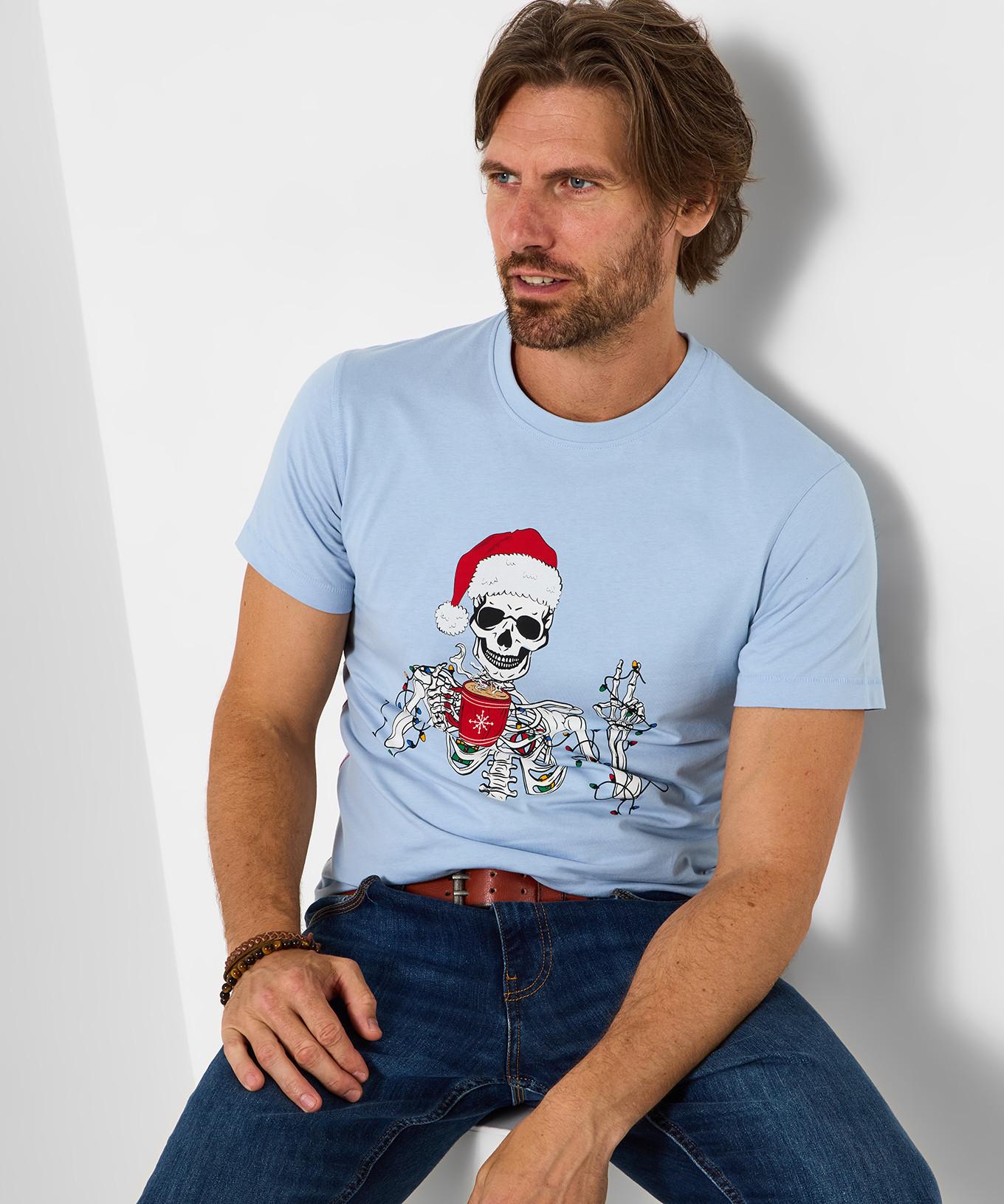 Joe Browns T-shirt motif squelette Nightlife  