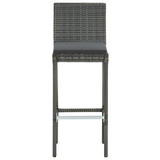 VidaXL Tabouret de bar rotin synthétique  