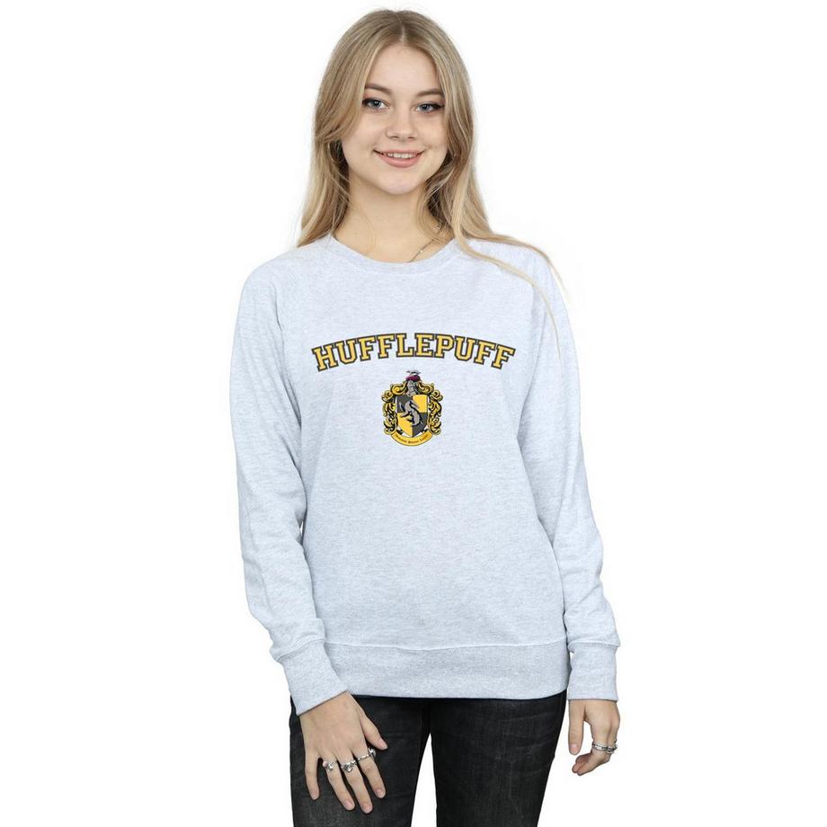 HARRY-POTTER Hufflepuff Sweatshirt Col Rond  
