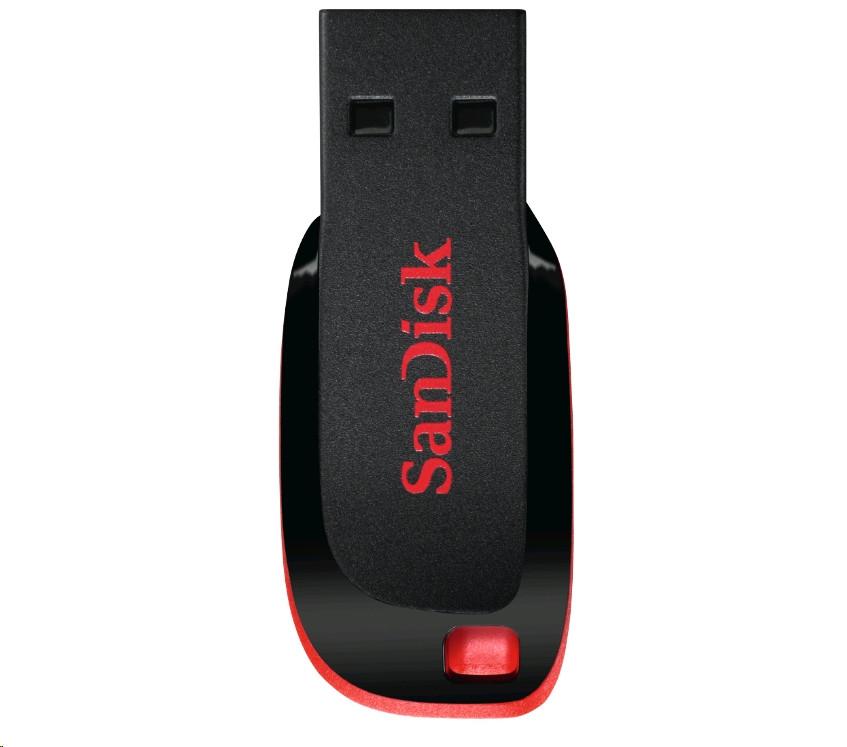 SanDisk  SanDisk Cruzer Blade unità flash USB 64 GB USB tipo A 2.0 Nero, Rosso 