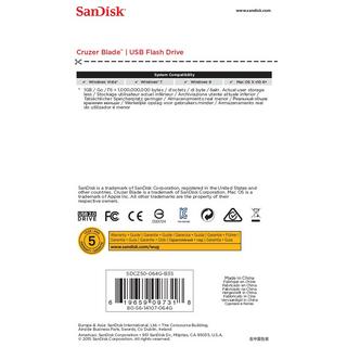 SanDisk  Cruzer® Blade™ -  64GB USB-Speicherstick 