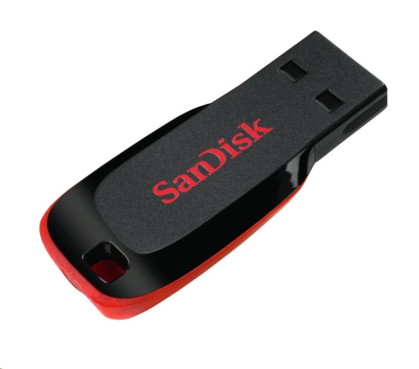 SanDisk  SanDisk Cruzer Blade unità flash USB 64 GB USB tipo A 2.0 Nero, Rosso 