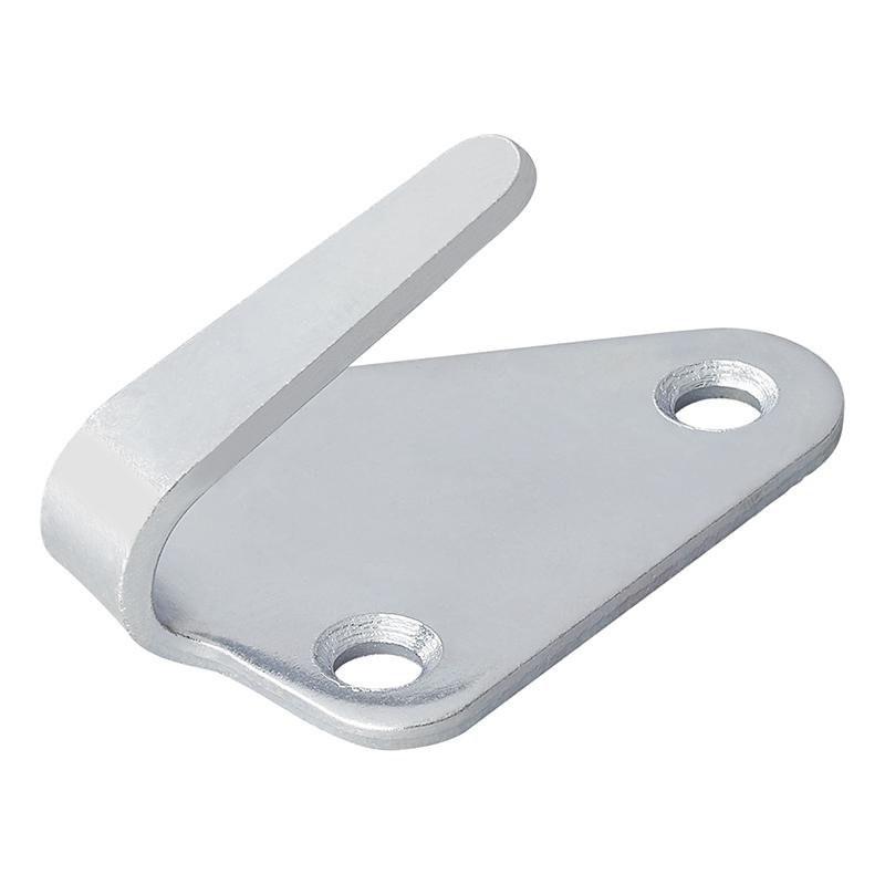 Pricenet Gancio per corda in metallo 40x45mm piegato 10 pezzi in blister  