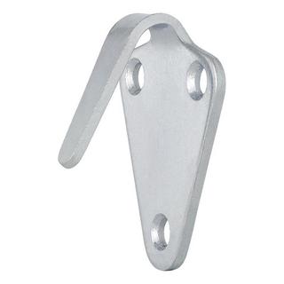 Pricenet Gancio per corda in metallo 40x45mm piegato 10 pezzi in blister  