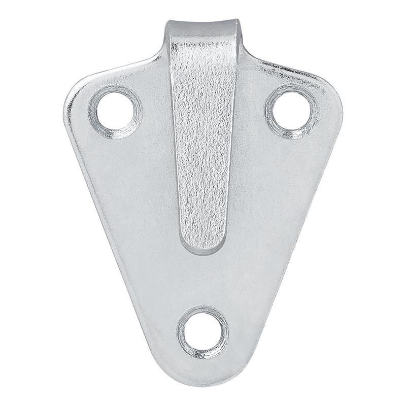 Pricenet Gancio per corda in metallo 40x45mm piegato 10 pezzi in blister  