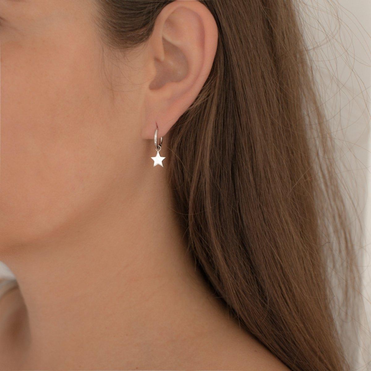 Glanzstücke München  Creolen Stern 