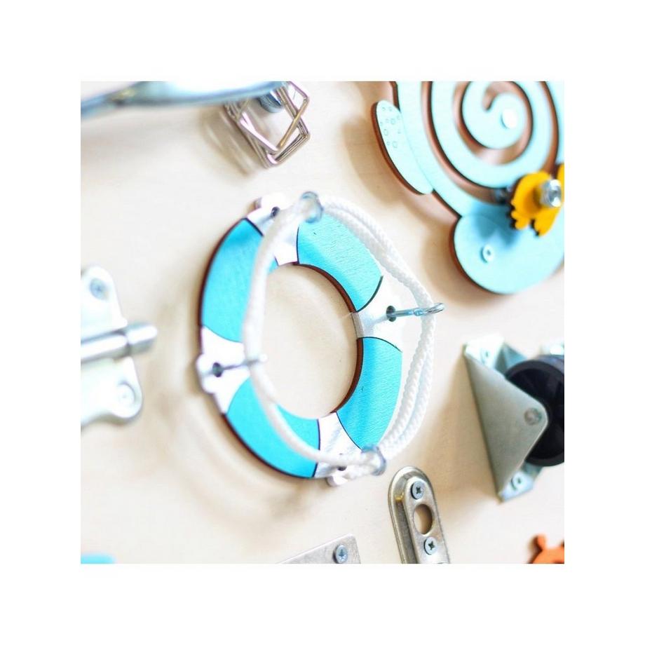 Activity-board  Tableau de motricité Waldorf à partir de 3 ans - jouets éducatifs pour les tout-petits pour apprendre à lacer les chaussures, tableau d'activités de motricité fine pour les déplacements - à 