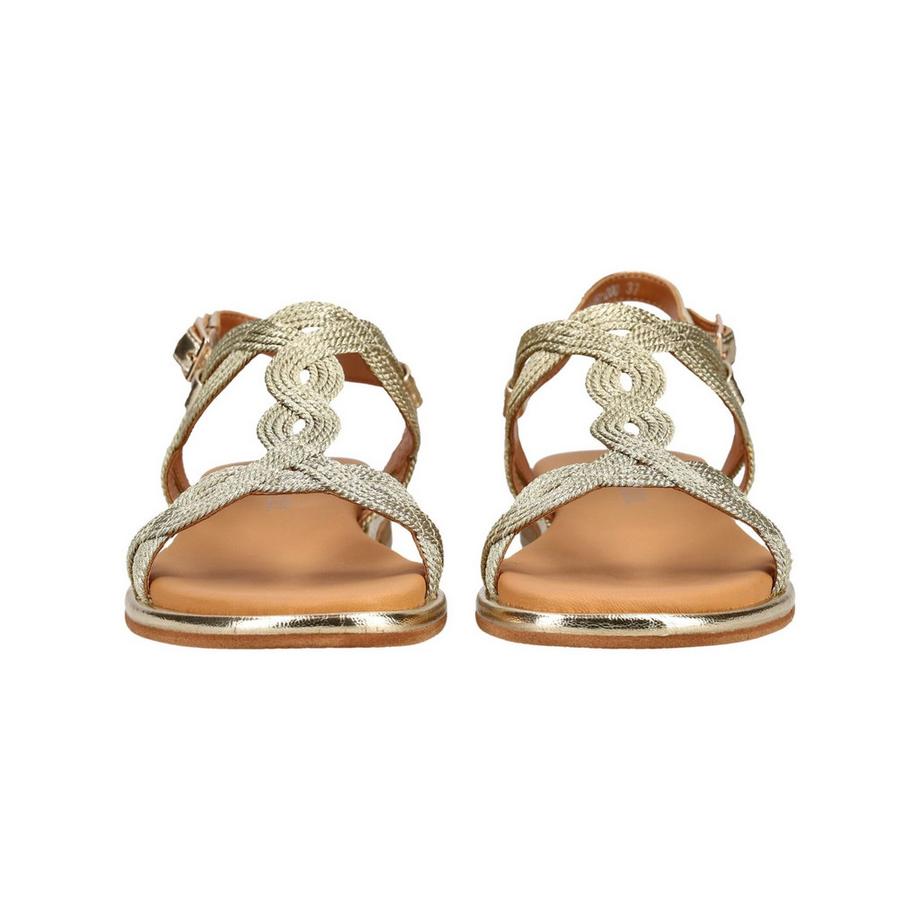 Regarde Le Ciel Flache Sandalen mit geflochtenen Riemen  